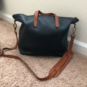 Madewell Zip Top Transport Satchel